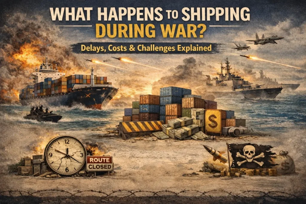 how war affects international shipping