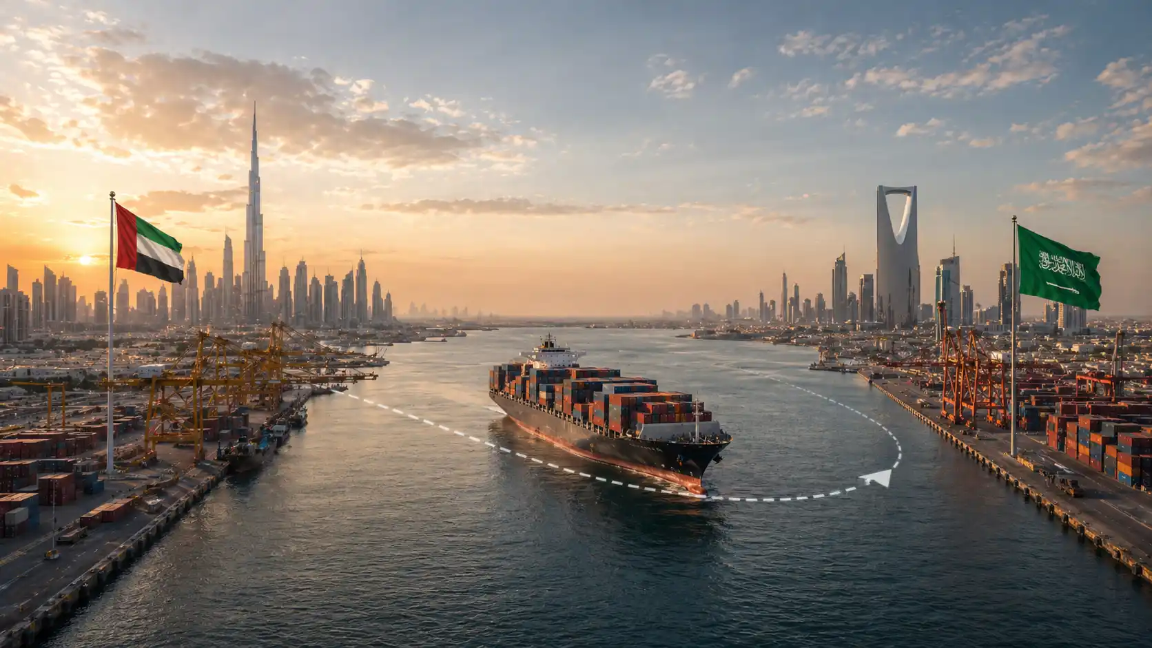 Shipping from UAE to Saudi Arabia